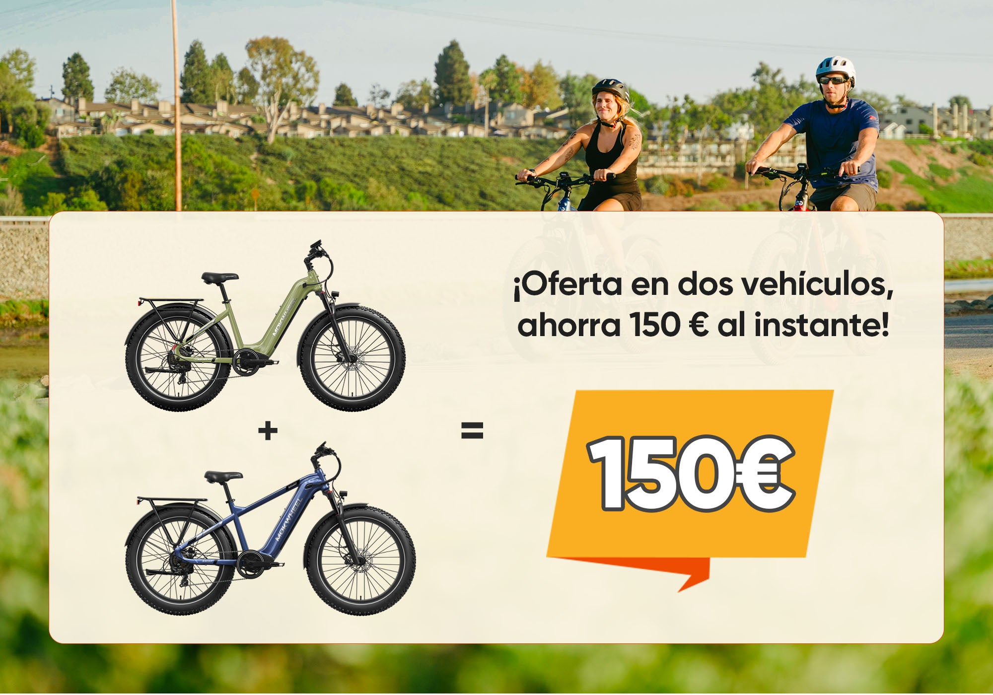 Descuento por dos coches